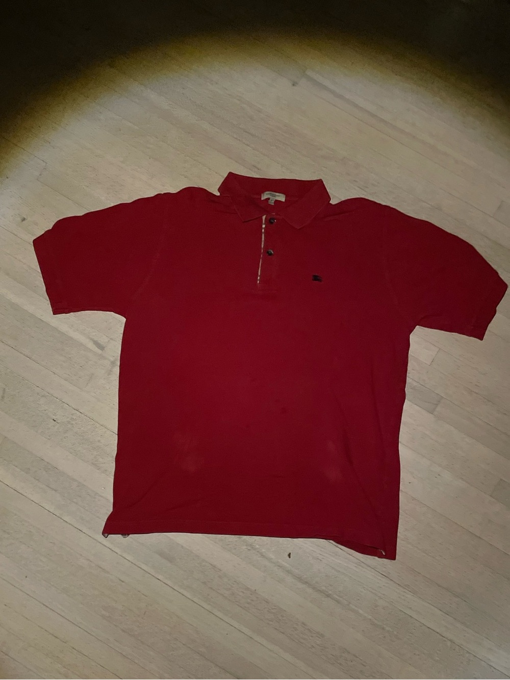 Burberry Red Polo Shirt